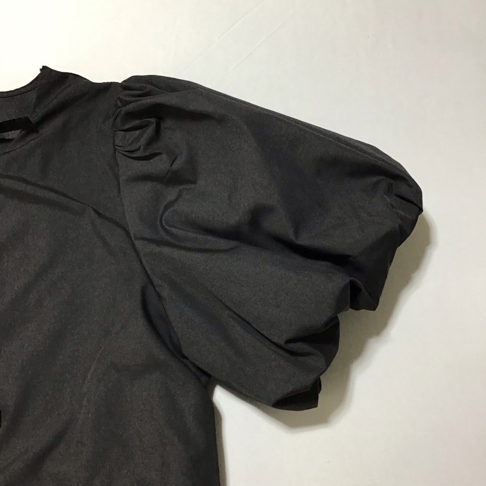 Entro Black Puff Sleeve Dress with Bow Details - Picture 5 of 13